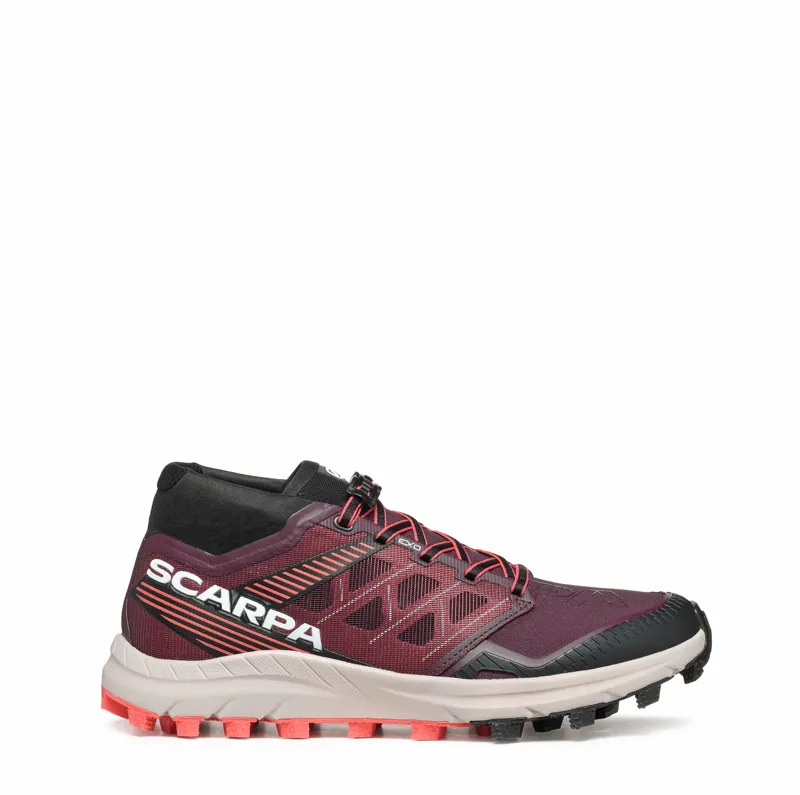 Scarpa Spin ST Women's Fell Running Shoe in Russet Brown/Coral